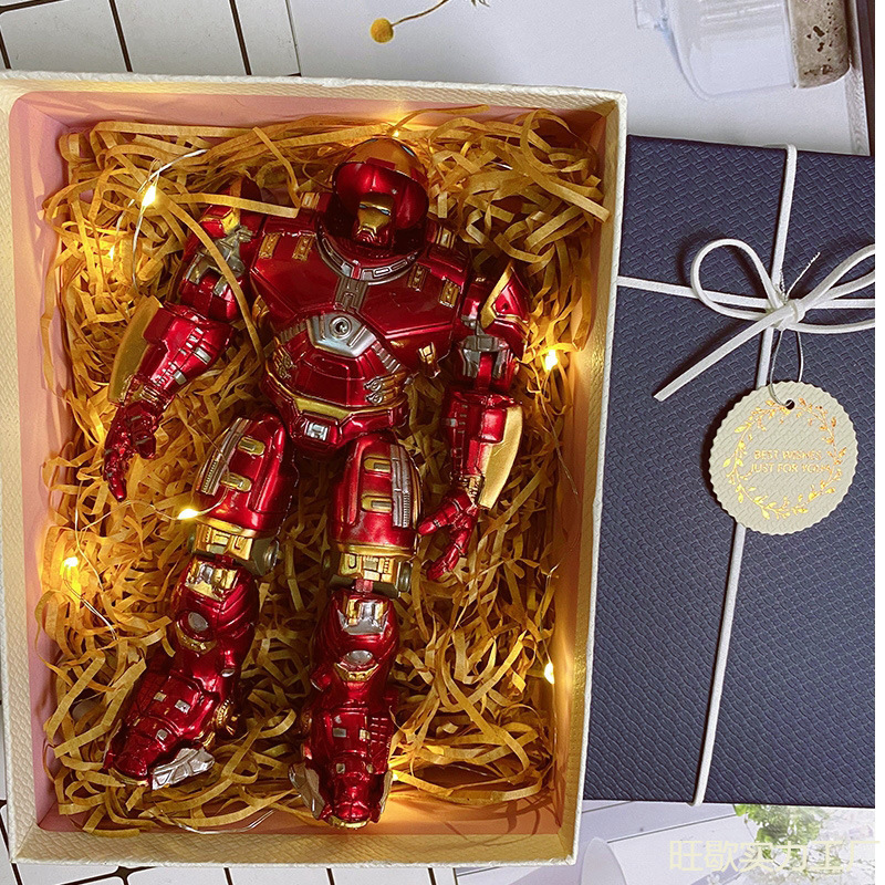 マーベルアベンジャーズ 2 アイアンマン MK44 ハルクバスター装甲フィギュアモデルアニメフィギュアおもちゃの装飾品|undefined