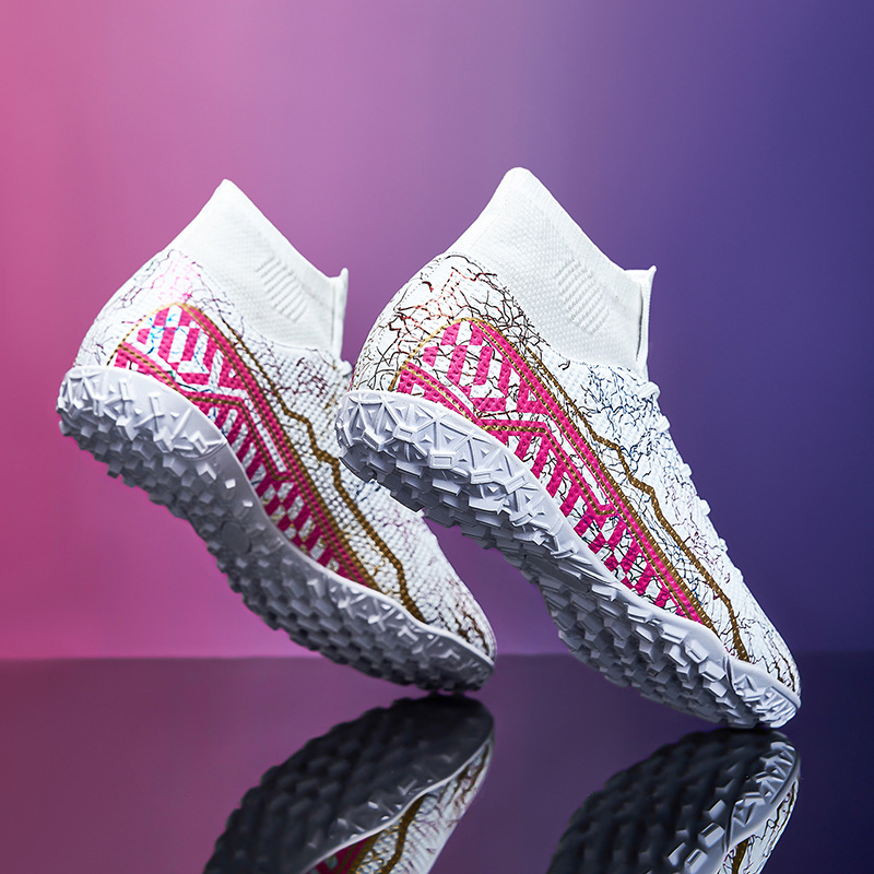 ShoeGlobe Cross-Border Mandarin Duck Football Men's Broken AG Long Nails Youth Children's Sports Boys' Elementary School Training_voghion.com