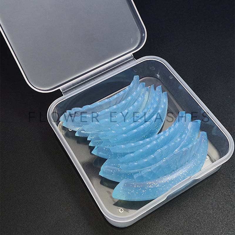 5 pares de queratina de gelatina transfronteriza 5 pares de juntas de silicona de proteína de pestañas calientes 5 pares de almohadillas de borde de girasol autoadhesivas de gelatina