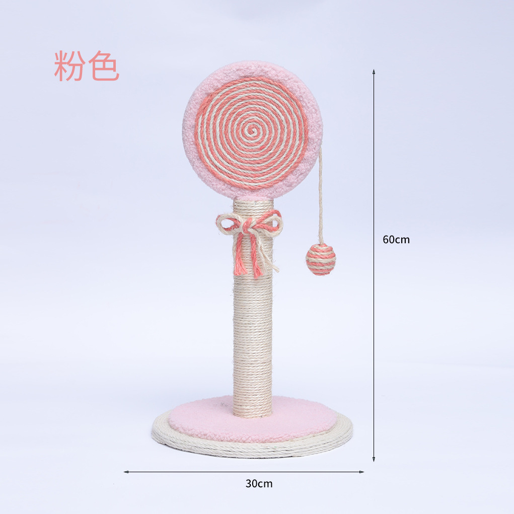 Lollipop gato agarrar tablero resistente al desgaste no descascar gato agarrar post gato afilar garras juguetes comercio exterior transfronterizo spot envío rápido