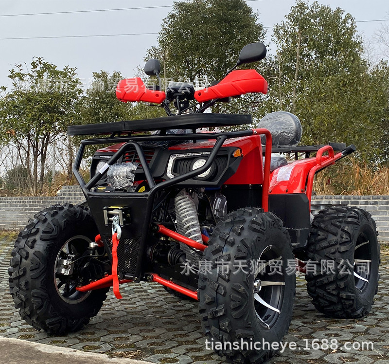 4x4越野沙滩摩托车4WD ATV 自动档350cc水冷 4*4 ATV四驱沙滩车