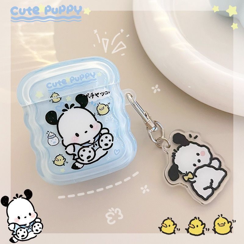 Cute Chick Pacha Perro AirPods 4 generación caso de protección Bluetooth Huaqiang norte airpodspro cubierta de auriculares