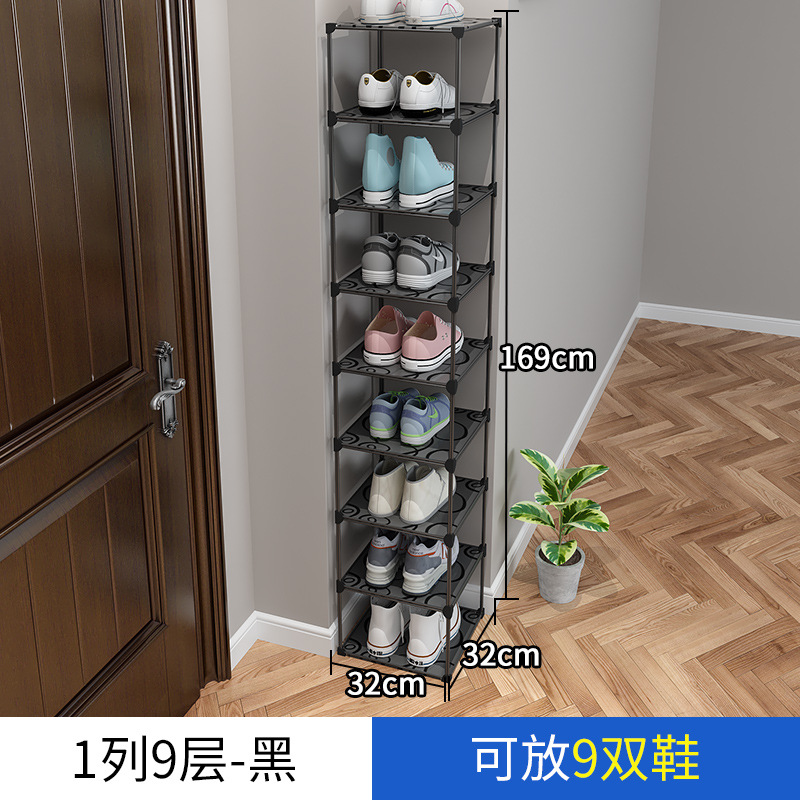 1 열 9 레이어-검정색 [단색 패널★하이힐을 넣을 수 있음]]