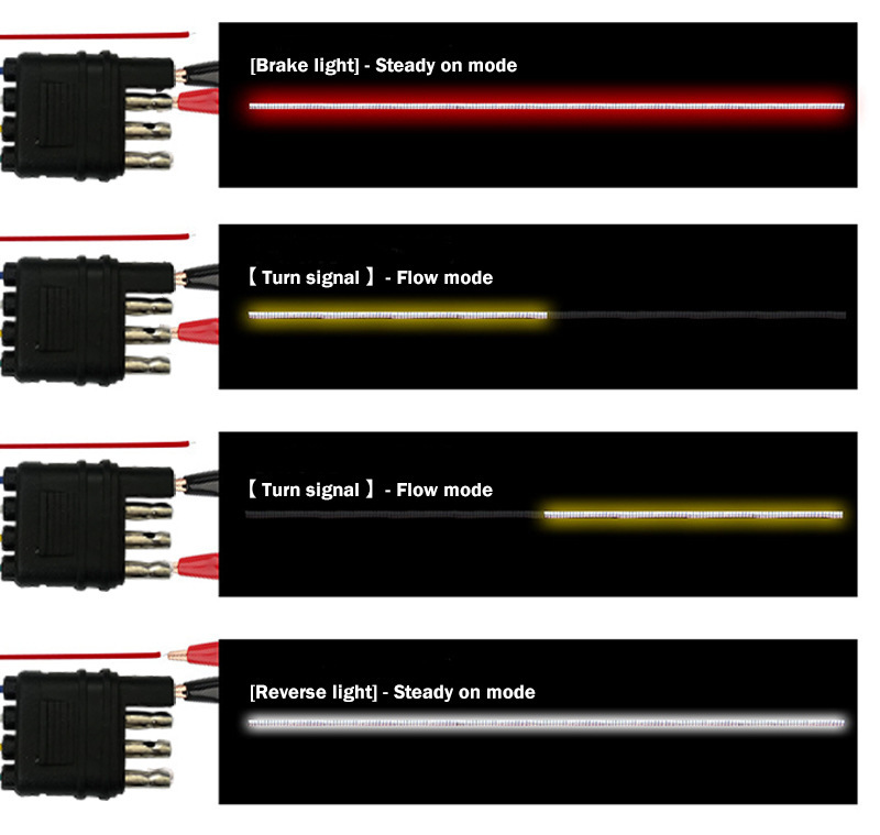 Factory Car Trunk Light, Pickup Truck Light, Multi-Function Warning Light, Rear Brake Flow Light, Car Modification
