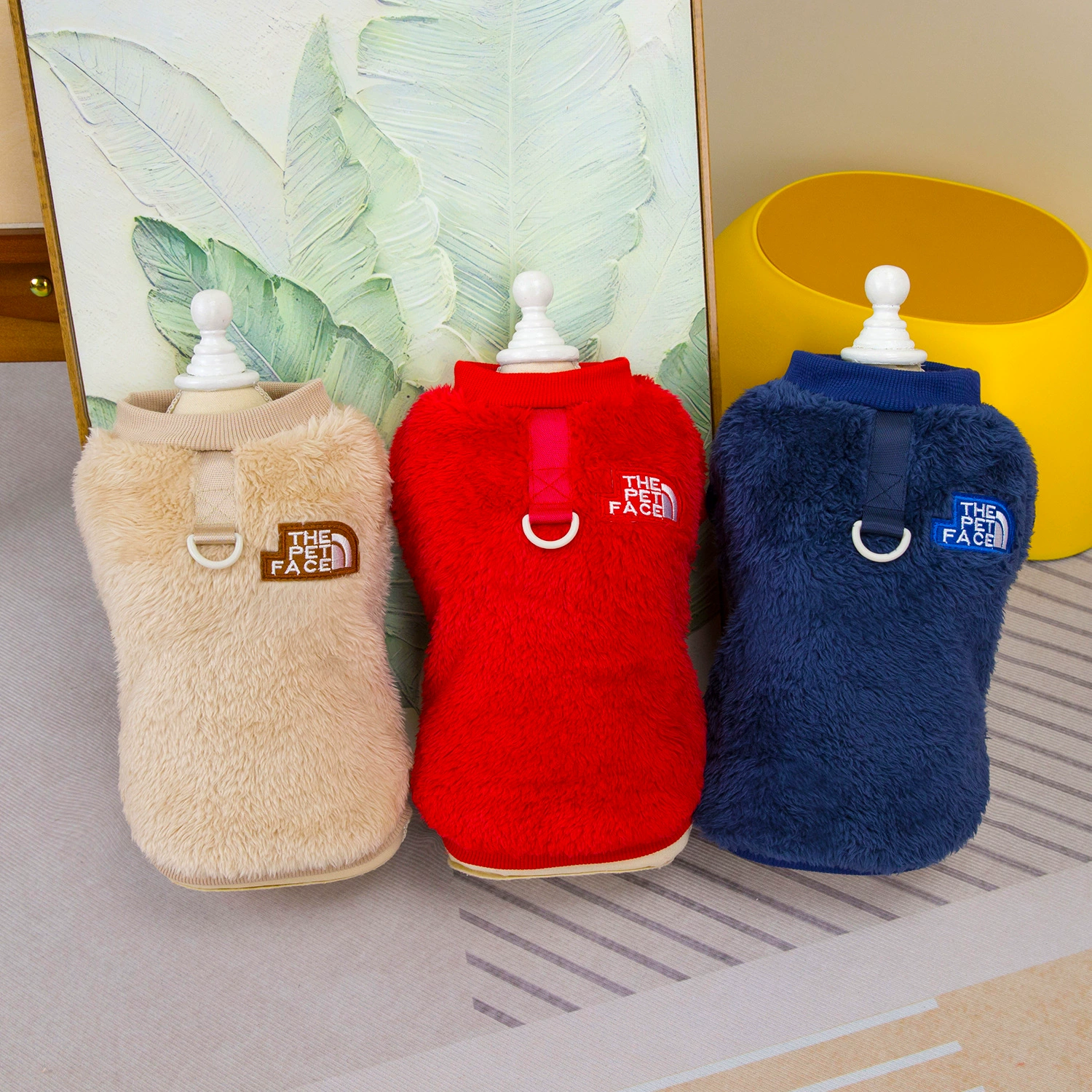 Домашние собаки Одежда для собак Домашние животные двуногие флисовое пальто