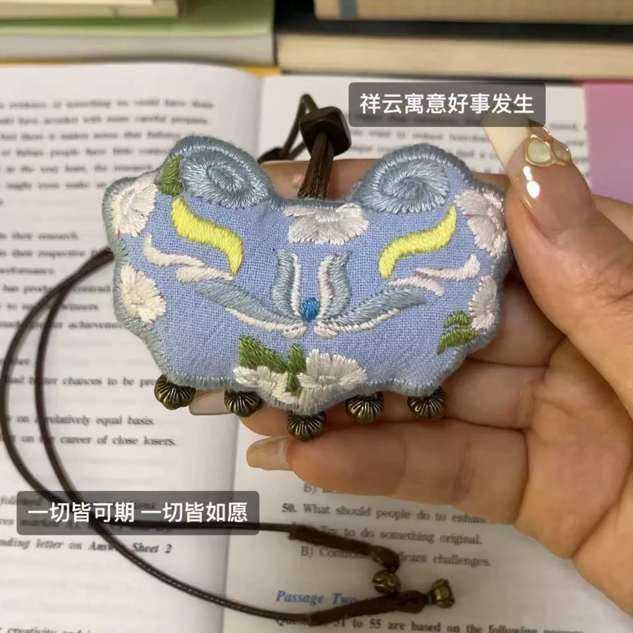 Ручная расшивка мирная вышивка Жасмин саше мешок материал