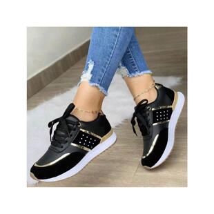 F 27247 Thick Sole Lace-up Sneakers ��׽����\��Ь �羳