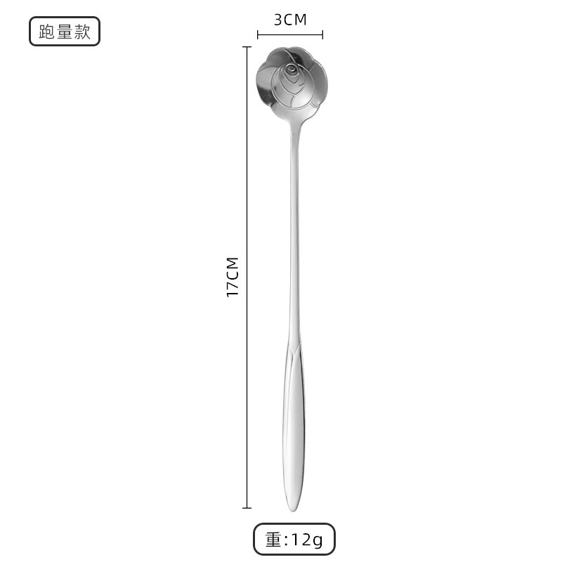 (실버) 17cm 로즈 스푼
