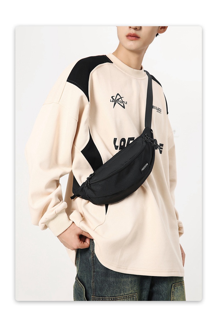 Torba, torba na klatkę piersiową typu crossbody, nisza uniwersalna 2024 nowa moda, sport, ekskluzywny styl, internetowa celebrytka torba na klatkę piersiową_voghion.com