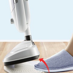 カスタマイズされた10-in-1スチームモップ、高温滅菌水タンク、取り外し可能で洗える、家全体の掃除に便利