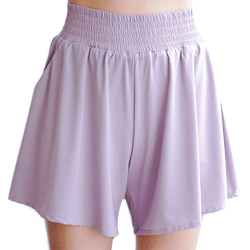 Fat mm summer large size yoga suit for women loose 200 pounds running wide leg anti-exposure skirt pants fitness suit pants