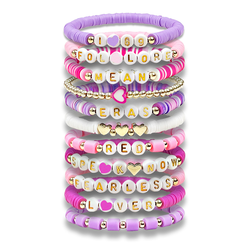 Taylor Swift pulsera carta Rosa amistad pulsera amante valeroso anti-héroe 1989 reputación