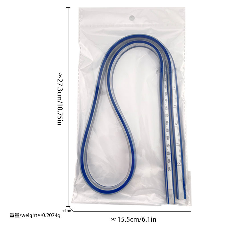 Regla de curva directa de fábrica Botón regla de arco regla de ropa regla de corte traje de regla de jaula de manga regla de tamaño colección