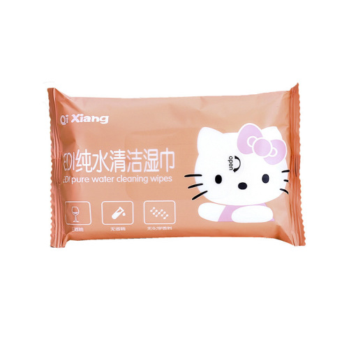 Baby wet wipes hand and mouth wipes 10 pieces small package portable children newborn butt cleaning small package wholesale