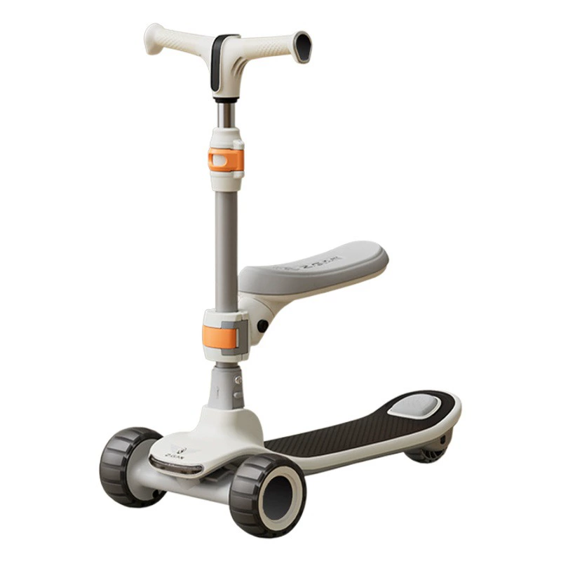 Прямые продажи с фабрики, новый детский самокат для мальчиков и девочек 2–12 лет, может сидеть и кататься на самокате «три в одном»