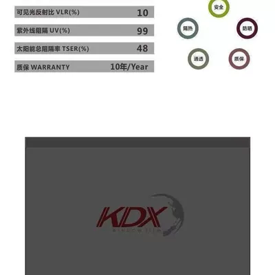 Kdx Kangdexin Car Film Insulation Automotive Film - default-item-high-thermal-insulation-t35-side-rear-window-30m