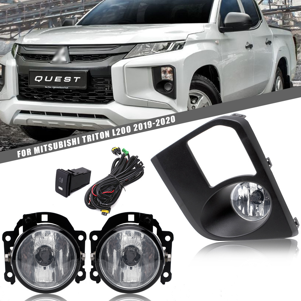 Aplicable a Mitsubishi 19 / 20 nuevo L200 conjunto de lámpara de niebla delantera Triton pickup luz diurna luz de barra delantera