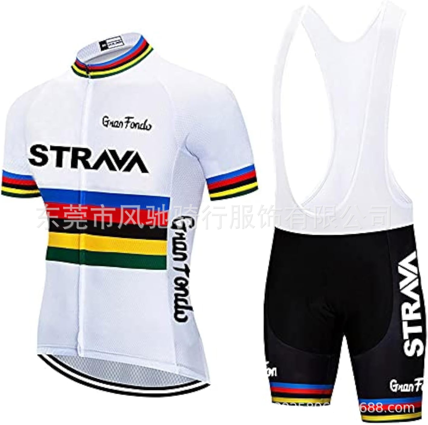 Amazon Hot Selling Cycling Jersey Men's Bib Shorts Suit Summer Mountain Bike Clothing Bicycle Team Uniform