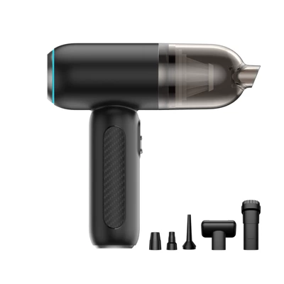 Cross-Border Export New Wireless Car Vacuum Cleaner with Super Suction 120W High Power Suction and Blowing Dual Use (Tozsoranlar) - q518s-black-brushless-motor-6000-mah-battery-16000pa