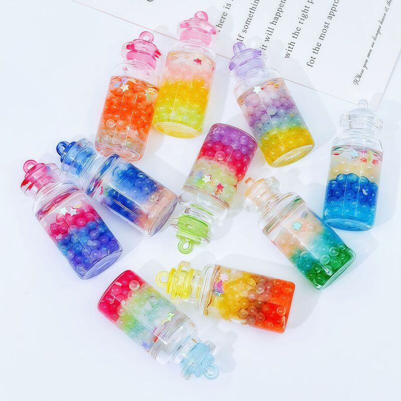 夜光星星彩虹阿拉瓶许愿瓶 diy饰品配件钥匙扣手机链挂件文创礼品|undefined