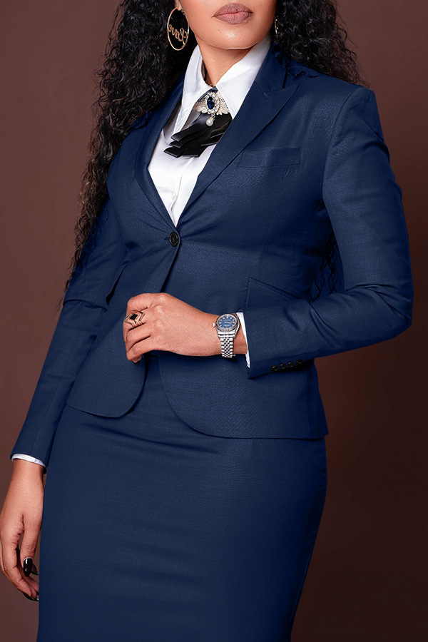 Professional Women's Long Sleeve Skirt Set For Autumn And Spring_voghion.com