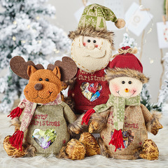 クロスボーダー布芸クリスマス平安夜リンゴ袋子供公仔袋キャンディー袋クリスマスペンダントクリスマス装飾品