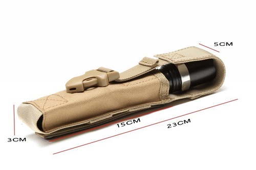 New LED flashlight bag, multi-functional cane case MP5 storage bag, MOLLE military enthusiast tool kit accessory bag