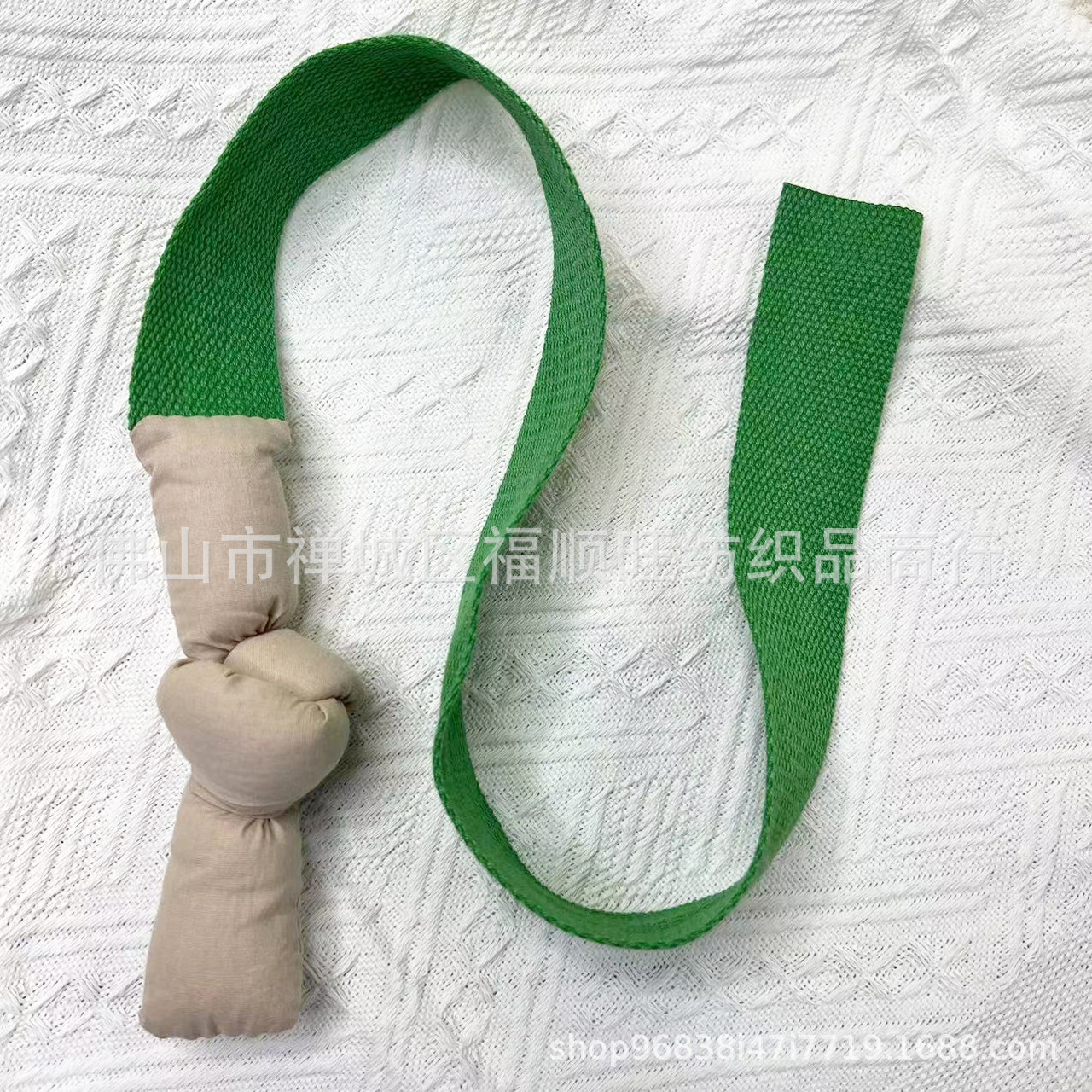 카키 머리 녹색 ribbon-4cm
