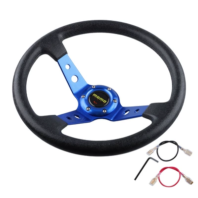 14inch Car Modification Momo Sükan sisteminin digər hissələri - blue