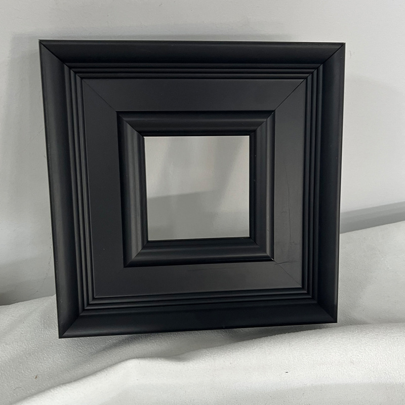 Simple Modern Pure Black Style Solid Wood Picture Frame Square Bubble Mart Decorative Frame with Back Small Black Frame Wall Hanging Simple Modern Pure Black Style Solid Wood Picture Frame Square Bubble Mart Decorative Frame with Back Small Black Frame Wall Hanging
