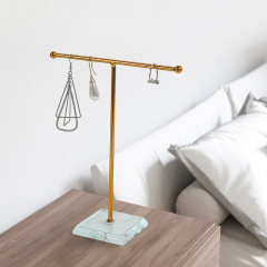 北歐輕奢金屬陳列首飾架耳環架鐵藝耳飾店鋪展示耳釘耳環拍照道