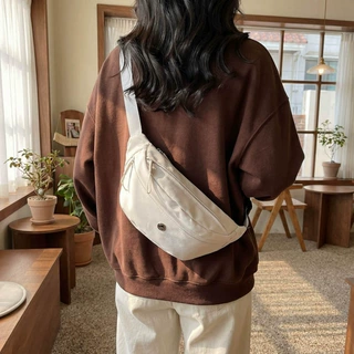 跨境2025新款韩版马卡龙色胸包男女多功能时尚百搭轻便腰包斜挎包