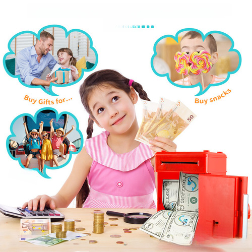 High-Quality Small House Savings Bank with Large Capacity Cartoon Storage Box, Children's Bank for Kids, Gift for Children's Day