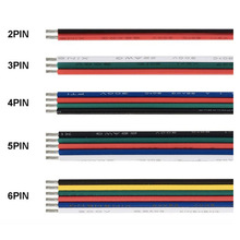 led���B�Ӿ�RGB4p�K��22AWG��ɫ�ž�2p3p4p5p�ž�