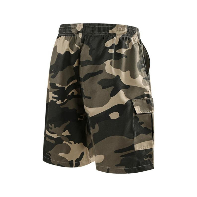 2026 Autumn and Winter Cross-Border Export New Men's Camouflage Printed Multi-Flap Pocket Pants Cargo Shorts