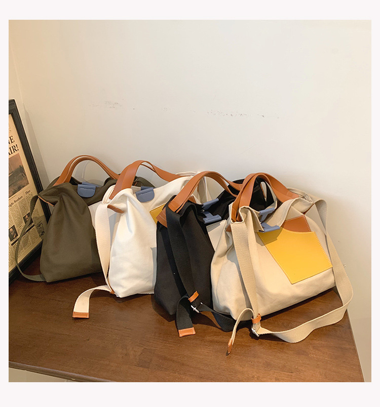 Large Canvas Tote Bag display picture 9