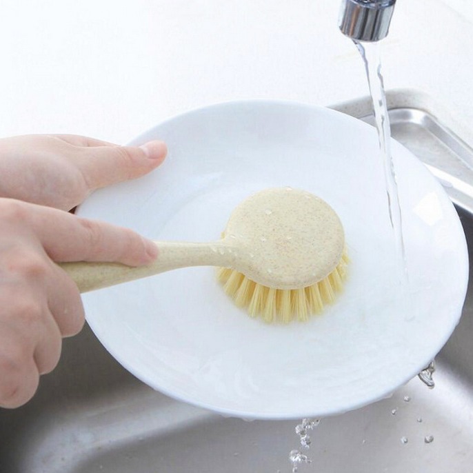 Cocina de limpieza plato cepillo colgante antiadherente aceite mango largo olla cepillo de lavado estufa cepillo de limpieza plato de lavado olla cepillo de lavado