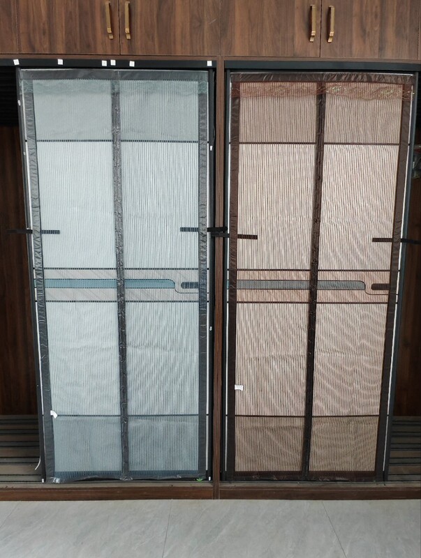Supports Dropshipping of Mosquito-Proof Door Curtains with Reinforced Mesh in Gray Color, Encrypted and Widened