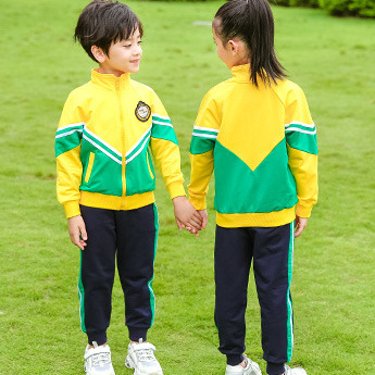 Conjunto de uniforme escolar para estudiantes de primaria, uniformes de clase para niños, uniformes de profesores, uniformes de guardería de primavera y otoño, traje deportivo de dos piezas