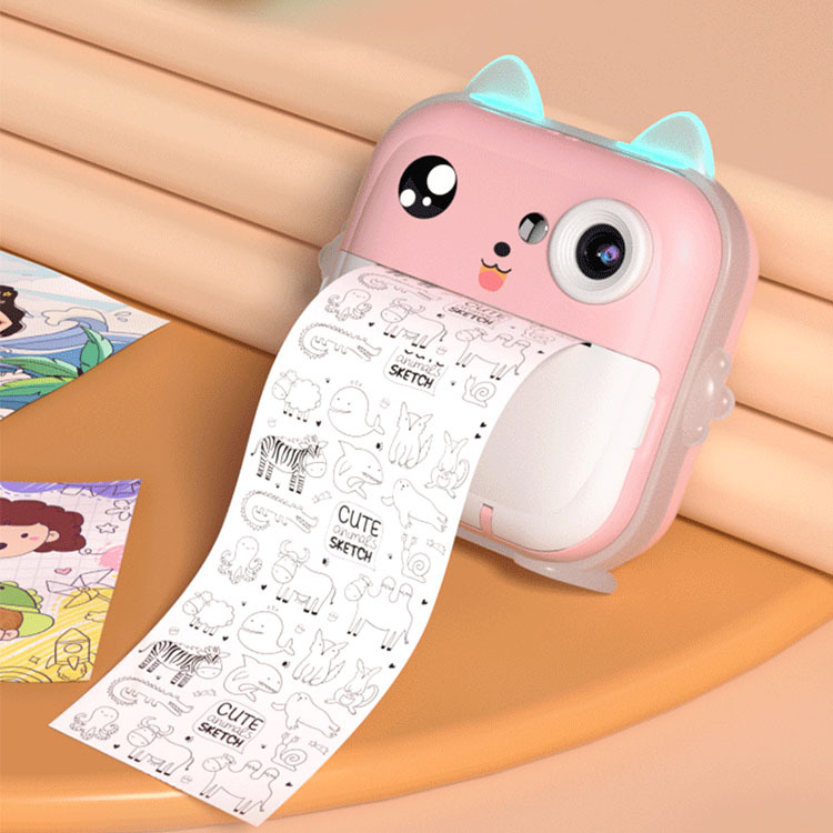 Cross-Border Q5 Kidsren's Instant Camera Mini High-Definition Digital Thermal Printing Camera Photo and Video Kidsren's Gift
