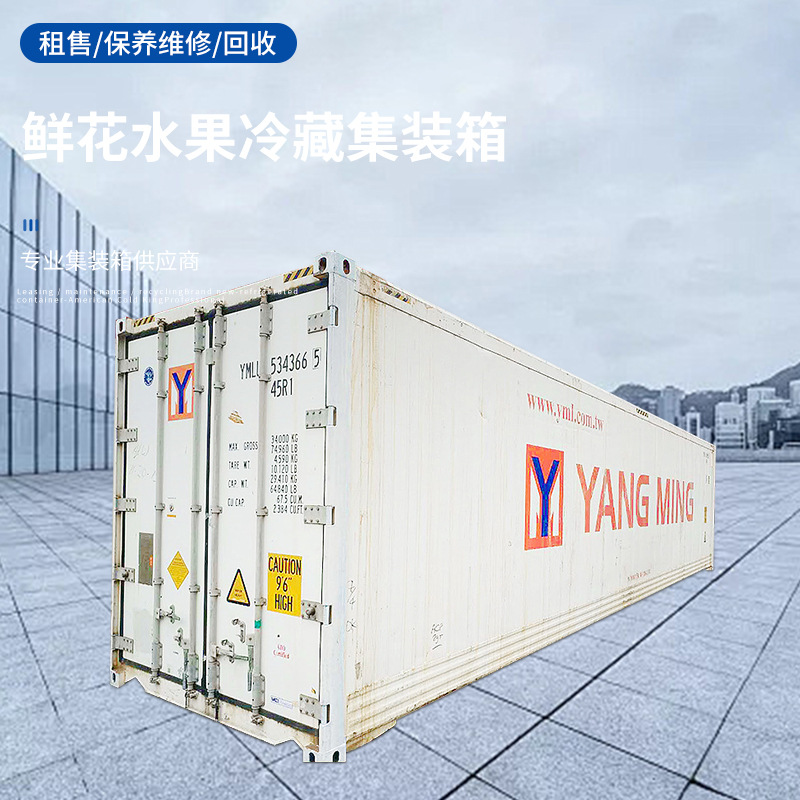 鲜花水果蔬菜运输冷藏集装箱仓库食品冷藏柜租赁冰柜节能冷冻设备