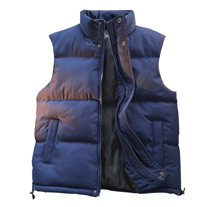 Comercio exterior otoño invierno chaleco de algodón hombre espeso vestido de algodón hombro de hombre joven abrazadera de caballo de algodón chaqueta pareja ropa de algodón de moda transfronteriza