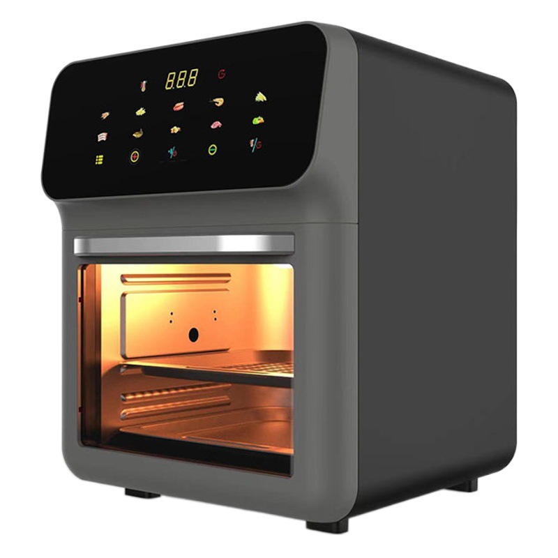 2026 New Model Cross-Border Air Fryer for Home Use, Multifunctional Large-Capacity Electric Oven with Touch Screen and Visual Display, Foreign Trade Electric Fryer