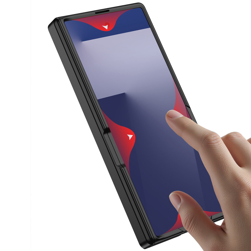 gkkはサムスンzfold7携帯電話ケース、薄型、落下防止、磁気折りたたみスタンド、シェルフィルム、正確な穴をすべて含むに適しています。|undefined