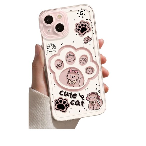 Applicable to vivox200pro phone case y300 cartoon cute claw S20pro transparent iqooneo10 high-end