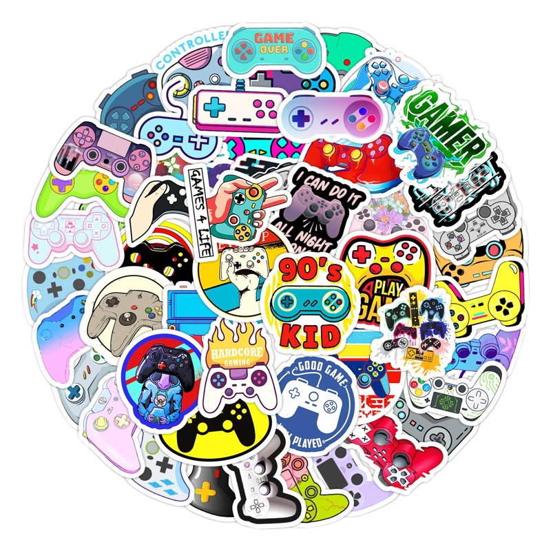 50 piezas máquina de juego de graffiti pegatinas coche teléfono móvil taza de agua pegatinas decorativas cuaderno Diario pegatinas a prueba de agua al por mayor