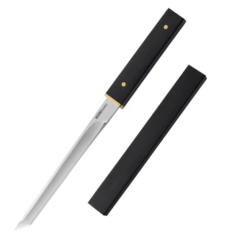 Travel handheld pocket knife, sharp wooden box, gift box