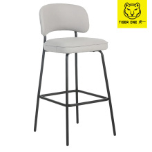 跨境铁艺酒吧椅靠背咖啡厅高脚凳手机店奶茶店咖啡店吧台凳批发