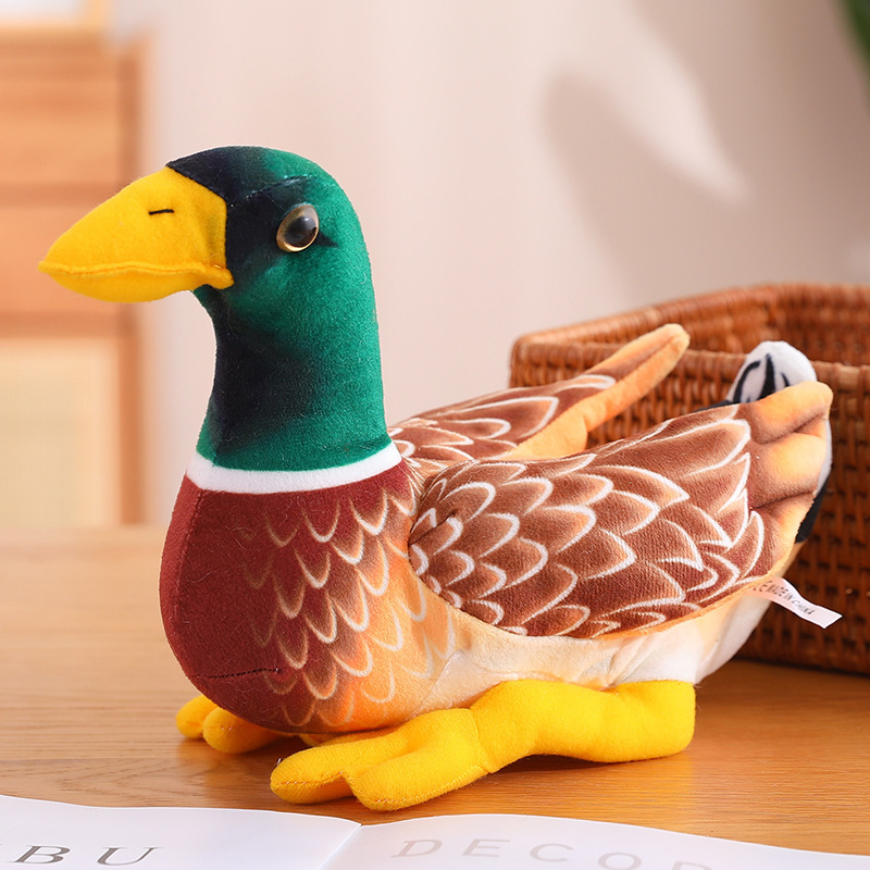 Muñeca de pájaro de simulación, juguete de peluche, muñeca de animal transfronteriza, regalo conmemorativo del zoológico, decoración escénica, muñeca de trapo