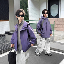 童装儿童新款冲锋衣运动套装秋冬装校服春秋装两件套休闲工装外套